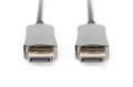 Digitus Kabel połączeniowy hybrydowy AOC DisplayPort 1.4 8K/60Hz UHD DP/DP M/M 20m Czarny
