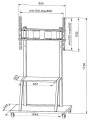 Techly Stojak LCD 55-100 cali 150 kg