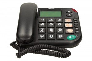 Maxcom Telefon przewodowy KXT480 BB, czarny