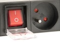 Gembird Listwa zasilająca rack 8 x French socket/3m