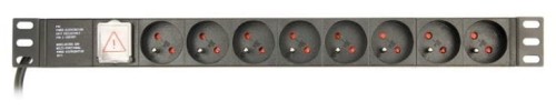 Gembird Listwa zasilająca rack 8 x French socket/3m