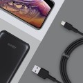 AUKEY CB-AL05 ultraszybki nylonowy kabel Quick Charge Lightning-USB | 2m | certyfikat MFi Apple