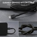 AUKEY CB-AL05 ultraszybki nylonowy kabel Quick Charge Lightning-USB | 2m | certyfikat MFi Apple