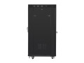 LANBERG Szafa instalacyjna rack stojąca 19 27U 600x800 czarna, drzwi perforowane LCD (Flat Pack)