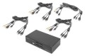 Digitus Przełącznik KVM 4 portowy HDMI, 4K 30Hz