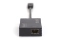 Digitus Karta sieciowa przewodowa USB 3.0 A do RJ45 Gigabit SFP Ethernet 1 Gbps Fiber Chipset RTL8153