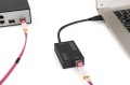 Digitus Karta sieciowa przewodowa USB 3.0 A do RJ45 Gigabit SFP Ethernet 1 Gbps Fiber Chipset RTL8153