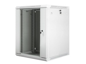 Lanberg Szafa instalacyjna wisząca 19 cali 15U 600X600mm szara (drzwi szklane)