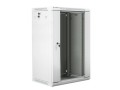 LANBERG Szafa instalacyjna wisząca 19'' 18U 600X450mm szara (drzwi       szklane)