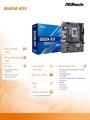 ASRock Płyta główna B660M-HDV s1700 2DDR4 DP/HDMI M.2 mATX