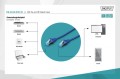 Digitus Patch cord U/UTP kat.5e PVC 3m Niebieski