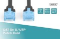 Digitus Patch cord U/UTP kat.5e PVC 0,5m Czarny