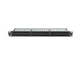 LANBERG Patch Panel 48 Port 1U Kat.6 czarny