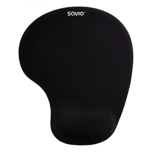 Elmak Podkładka pod mysz żelowa SAVIO MP-01B, 230x190x18mm