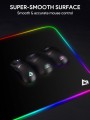 AUKEY KM-P7 RGB XXL gamingowa podkładka pod mysz i klawiaturę | 900x400x4mm | wodoodporna | gumowany spód | aplikacja G-aim Control Center