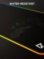 AUKEY KM-P7 RGB XXL gamingowa podkładka pod mysz i klawiaturę | 900x400x4mm | wodoodporna | gumowany spód | aplikacja G-aim Control Center