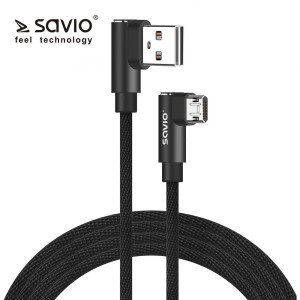 Elmak Kabel z dwustronnym złączem USB CL-162 SAVIO 2m
