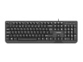 NATEC Klawiatura Trout Slim czarna USB