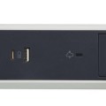 Legrand Przedłużacz ochronny 5x2PZ +USB A/C 1,5m biało-czarny