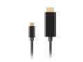 Lanberg Kabel USB-C -> HDMI 1.8m CA-CMHD-10CU-0018-B