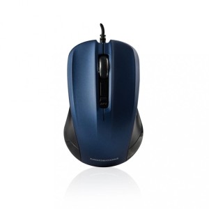 MODECOM Mysz przewodowa optyczna M9.1 czarno-niebieska