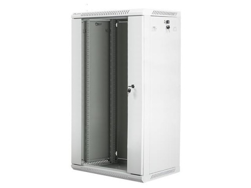 Lanberg Szafa instalacyjna wisząca 19'' 22U 600X450mm szara (drzwi       szklane)