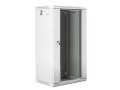Lanberg Szafa instalacyjna wisząca 19'' 22U 600X450mm szara (drzwi       szklane)