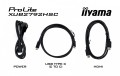IIYAMA Monitor 27 cali XUB2792HSC-B1, IPS, FHD, USB-C, HDMI, DP, USB 3.0. SLIM 2x2W