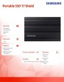 Samsung Dysk SSD zewnętrzny Portable SSD T7 Shield czarny USB3.2
