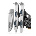 AXAGON PCEA-S4N Kontroler PCIe 4x port szeregowy (RS232) 250 kbps, w zestawie SP & LP