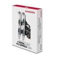 AXAGON PCEA-S4N Kontroler PCIe 4x port szeregowy (RS232) 250 kbps, w zestawie SP & LP
