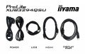 IIYAMA Monitor 32 cale XUB3294QSU-B1 VA,WQHD,HDMI,DP,HAS(150mm),USB3.0,2x2W
