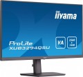 IIYAMA Monitor 32 cale XUB3294QSU-B1 VA,WQHD,HDMI,DP,HAS(150mm),USB3.0,2x2W