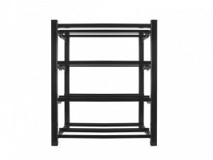 Lanberg Regał na baterie UPS 830X454 2X4 (8) czarny OR01-830454-204-BK