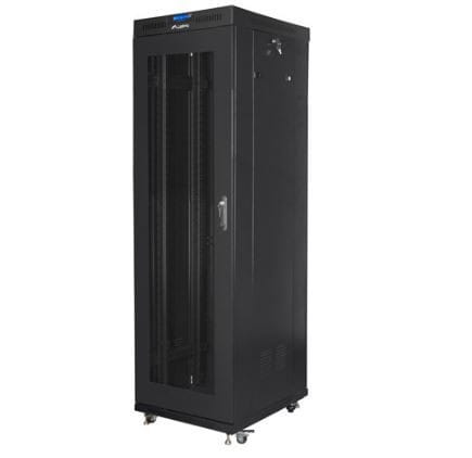 Lanberg Szafa stojąca Rack 19'' 42U 600x1000mm czarna