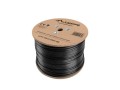 LANBERG KABEL LAN FTP KAT-5E 305M DRUT OUTDOOR ŻELOWANY CU CZARNY FLUKE PASSED LANBERG