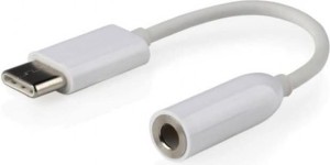 Gembird Kabel audio mini Jack żeński/3.5mm/USB/CM/biały