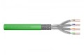 Digitus Kabel teleinformatyczny instalacyjny kat.8.2, S/FTP, Dca, AWG 22/1, LSOH, 100m, Zielony