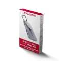 AXAGON HUB HMC-6GM2 USB  6 in1 10Gbps hub, USB-A, USB-C,  HDMI, M.2, SD/ mSD, PD 100W, USB-C