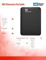 Western Digital HDD Portable 4TB Elements 2,5" USB3.0