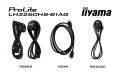 IIYAMA Monitor wielkoformatowy 31.5 cala LH3260HS-B1AG matowy 24h/7  500(cd/m2) VA 1920 x 1080 FHD Android.11 Wifi CMS(iiSignage2)