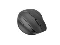 Natec Mysz bezprzewodowa wertykalna Crake 2 2400 DPI Bluetooth 5.2 + 2.4GHz dla leworęcznych Czarna