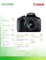 Canon Aparat EOS 2000D BK 18-55DC + SB130+16GB 2728C054