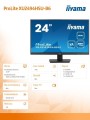 IIYAMA Monitor  23.8 cala XU2494HSU-B6 VA,FHD,HDMI,DP,100Hz,USBx2,SLIM