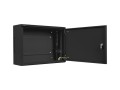Lanberg Szafa instalacyjna rack wisząca 19 cali 4u+3u 540x200 niskoprofilowa (złożona) czarna