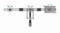 Gembird Uchwyt ścienny 3 monitory 17-27 cali 6kg