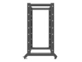 Lanberg Stojak Open rack 32U 600x1000 czarny