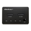 Qoltec Stacja dokująca dysków SSD M.2 | NVMe | SATA | USB-C | DUAL 2 x  2TB
