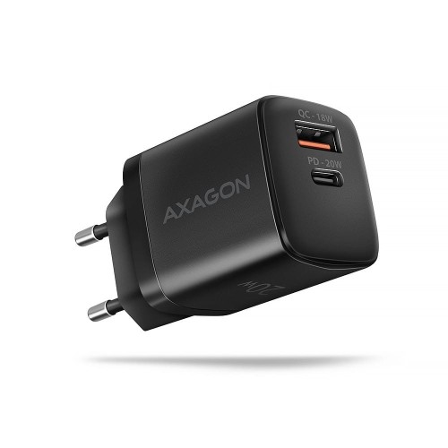 AXAGON  Ładowarka sieciowa ACU-PQ20 20W, QC3.0/AFC/FCP + PD Czarna