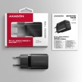 AXAGON  Ładowarka sieciowa ACU-PQ20 20W, QC3.0/AFC/FCP + PD Czarna
